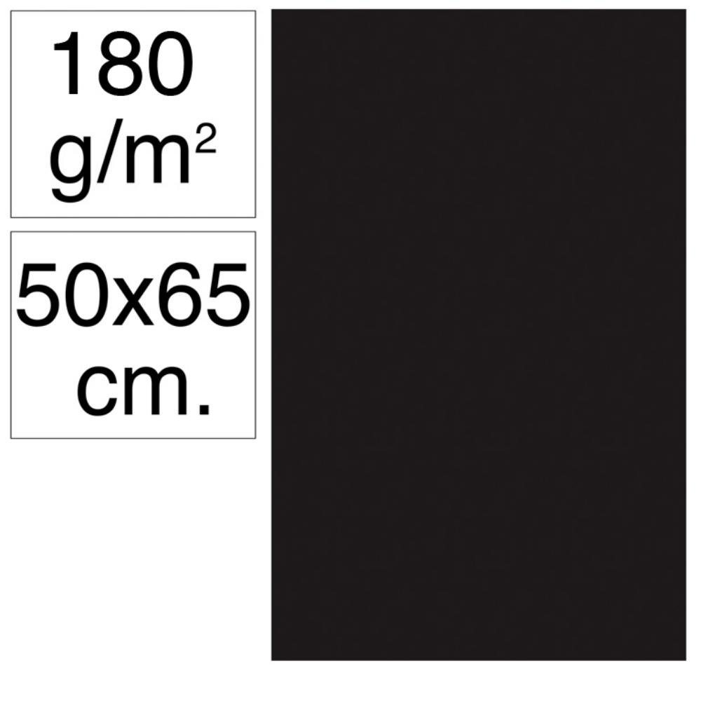 Cartulina Campus 500 x 650 mm 180g Negro