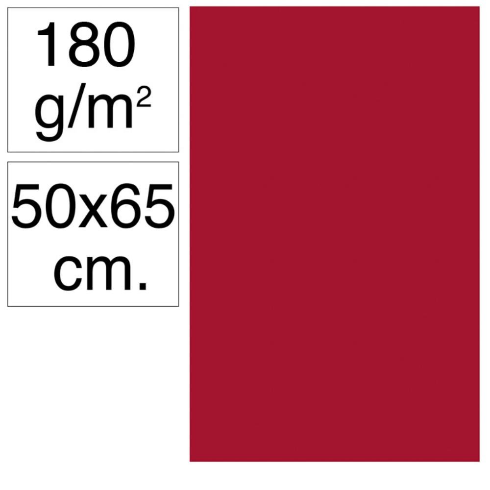Cartulina Campus 500 x 650 mm 180g Granate