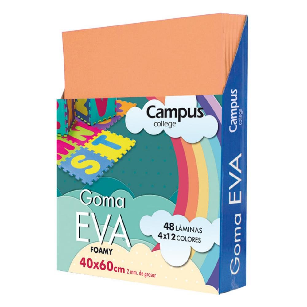 Goma Eva Campus College 400 x 600 mm Carne