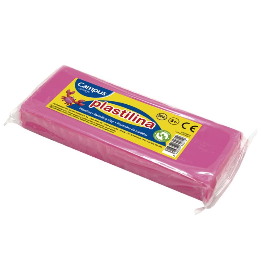 Plastilina Campus College 200g Rosa
