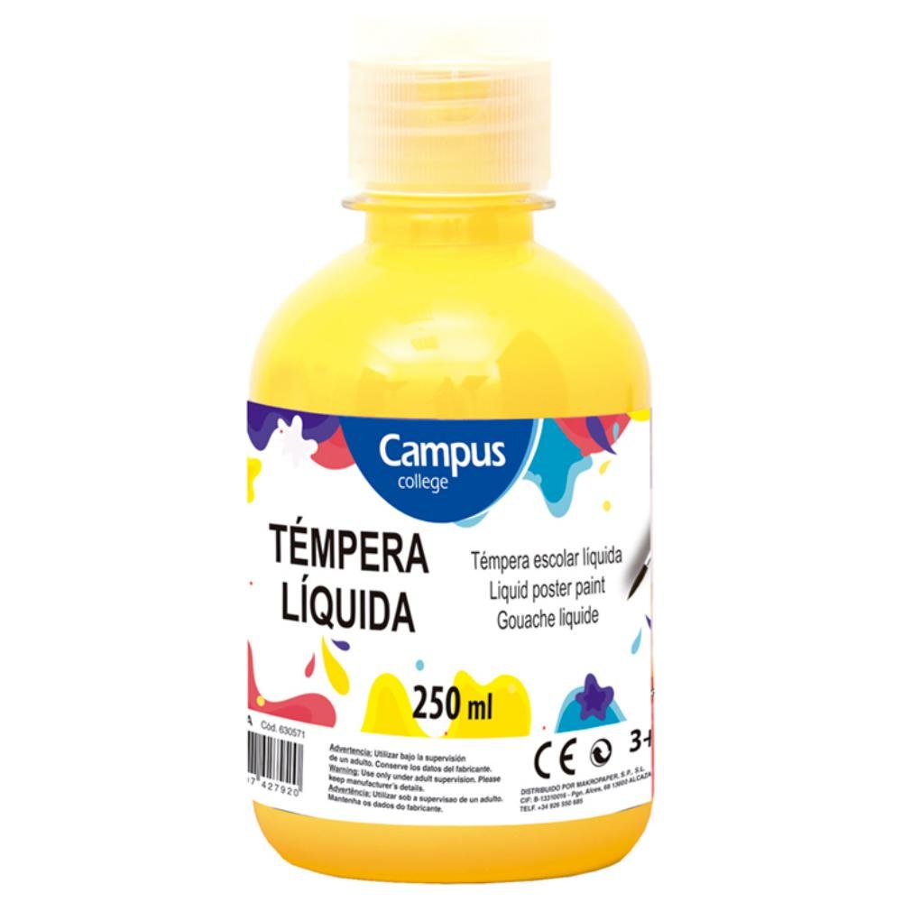 Témpera Campus College 250 ml Amarillo