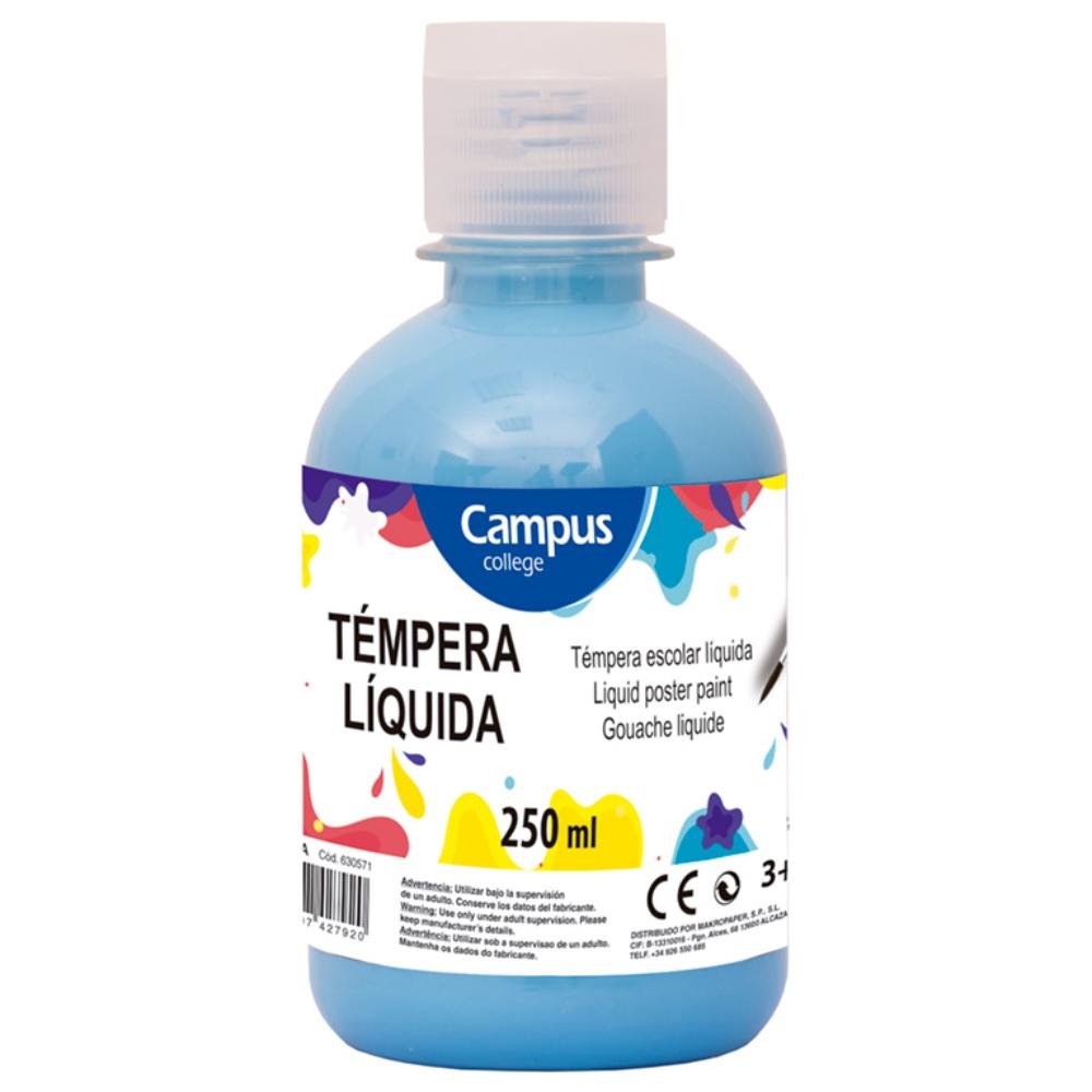 Témpera Campus College 250 ml Azul Cyan