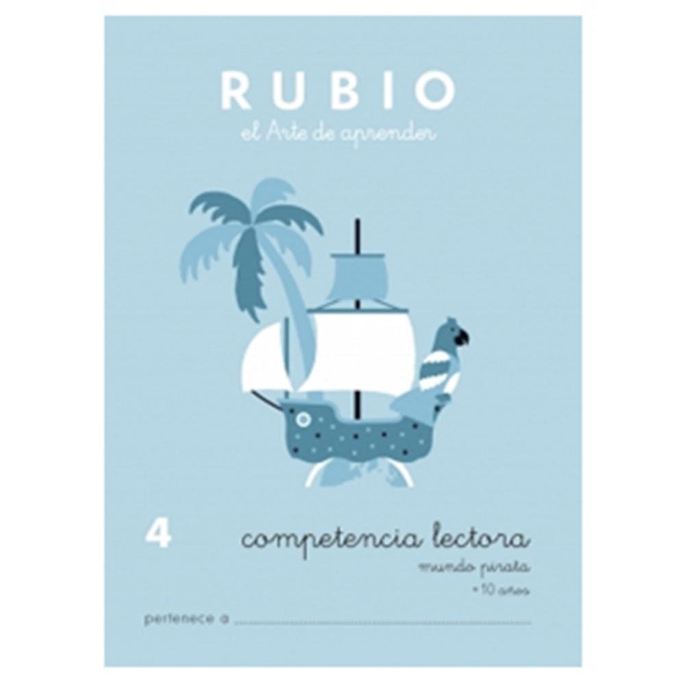 Cuaderno Rubio Competencia Lectora 4 Mundo Pirata A4