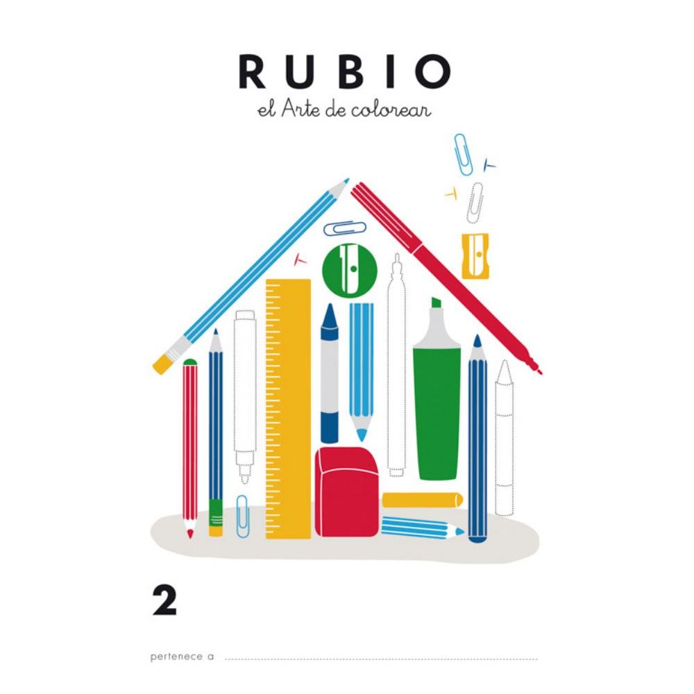 Cuaderno Rubio Colorear 2 5 ud.