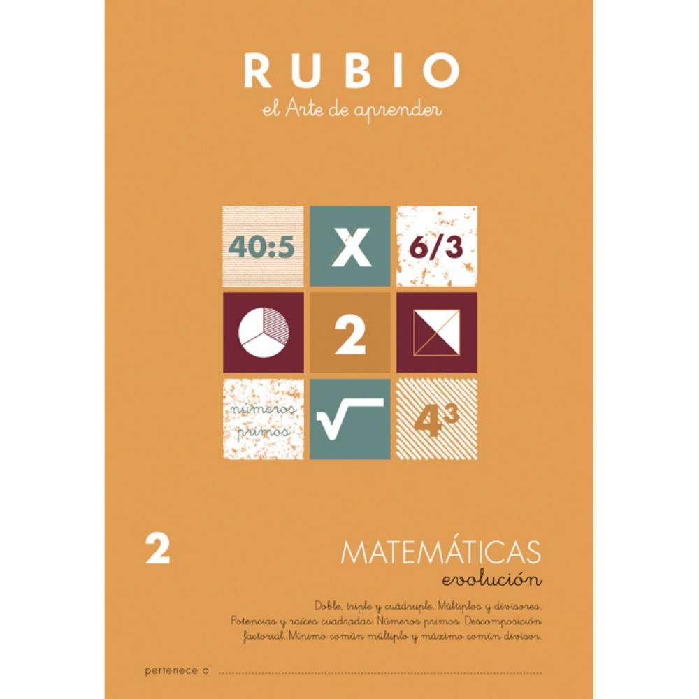 Cuaderno Rubio Matemáticas Evolución 2 10 ud.