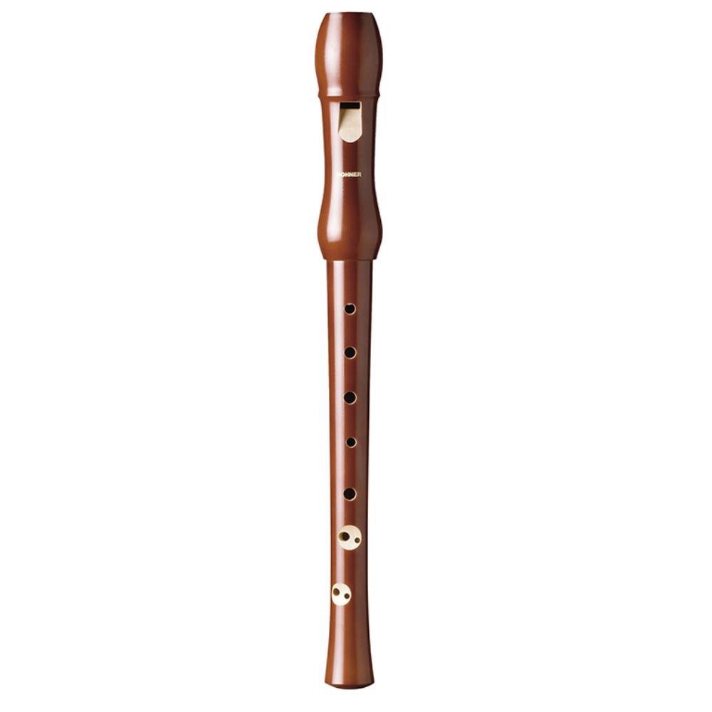 Flauta Hohner 9550 con Funda 2 Cuerpos Marrón