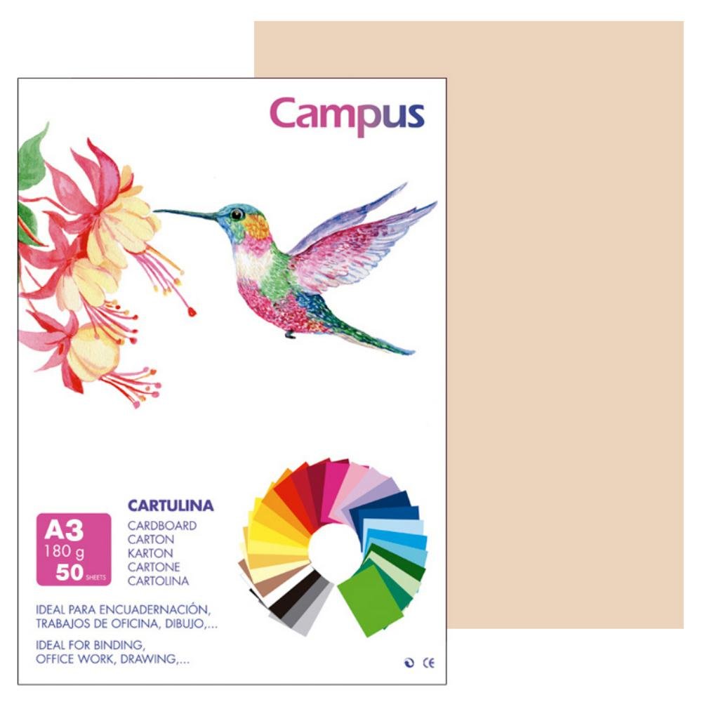 Cartulina Campus A3 Crema 180g