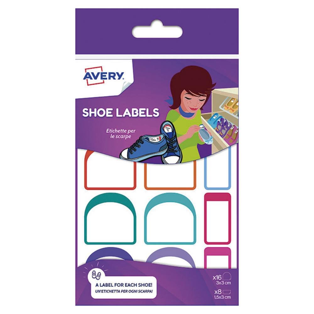 Etiquetas Avery Marcar Zapatos 24 ud.