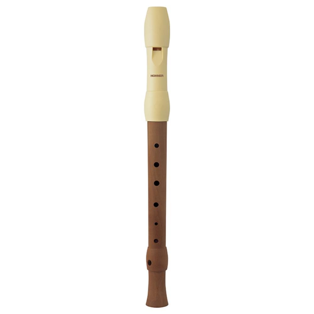 Flauta Hohner Alegra con Funda 2 Cuerpos Marrón
