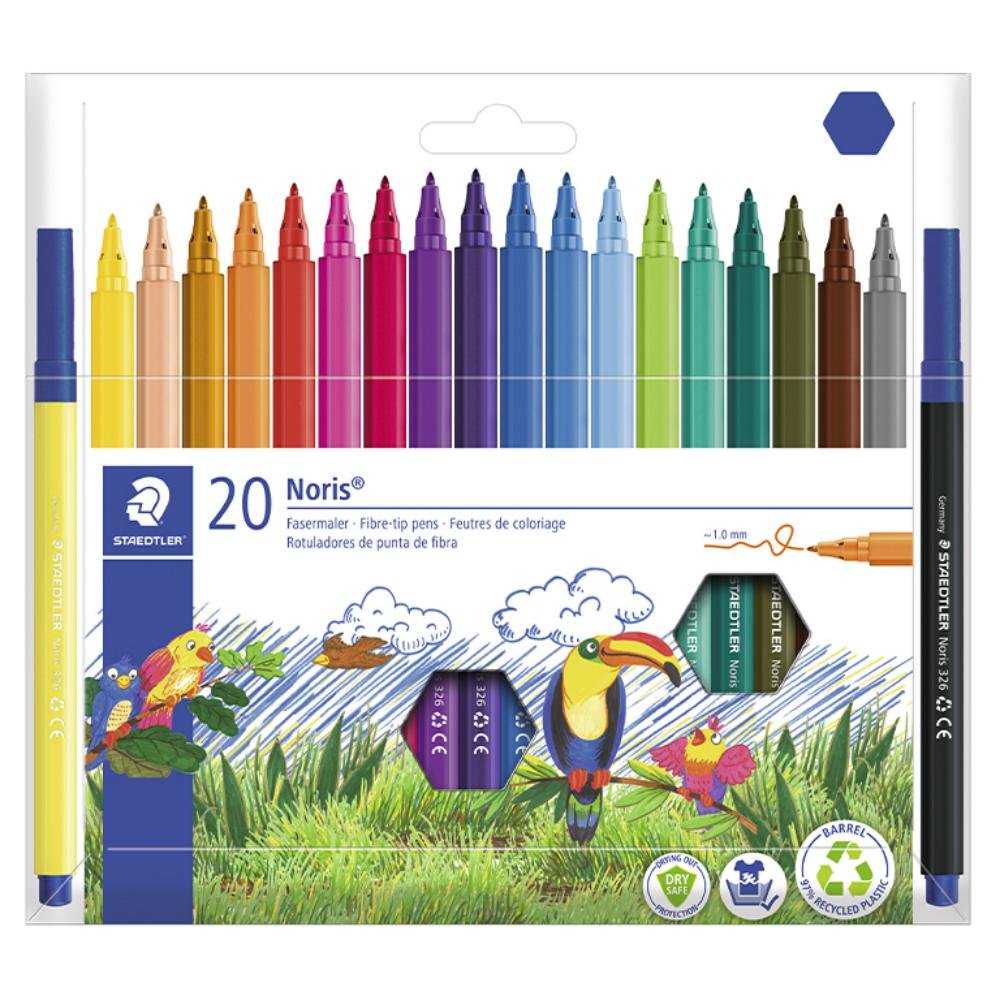 Rotuladores Staedtler Noris 326 Estuche 20 Colores