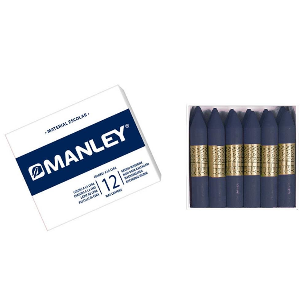 Ceras Blandas Manley Azul Prusia 12 ud.