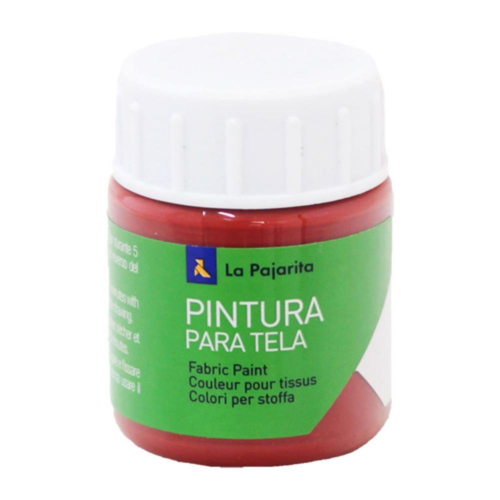 Pintura Tela La Pajarita 25 ml Rojo Inglés