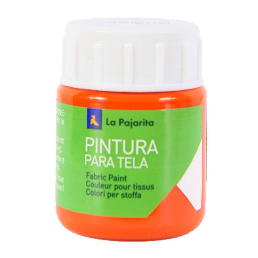 Pintura Tela La Pajarita 25 ml Naranja