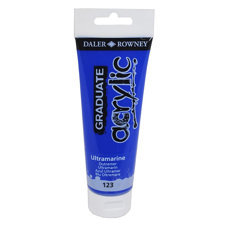 Pintura Acrílica Daler Rowney Graduate Acrylic 120 ml Azul Ultramar