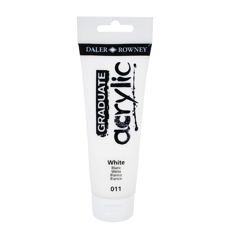 Pintura Acrílica Daler Rowney Graduate Acrylic 120 ml Blanco