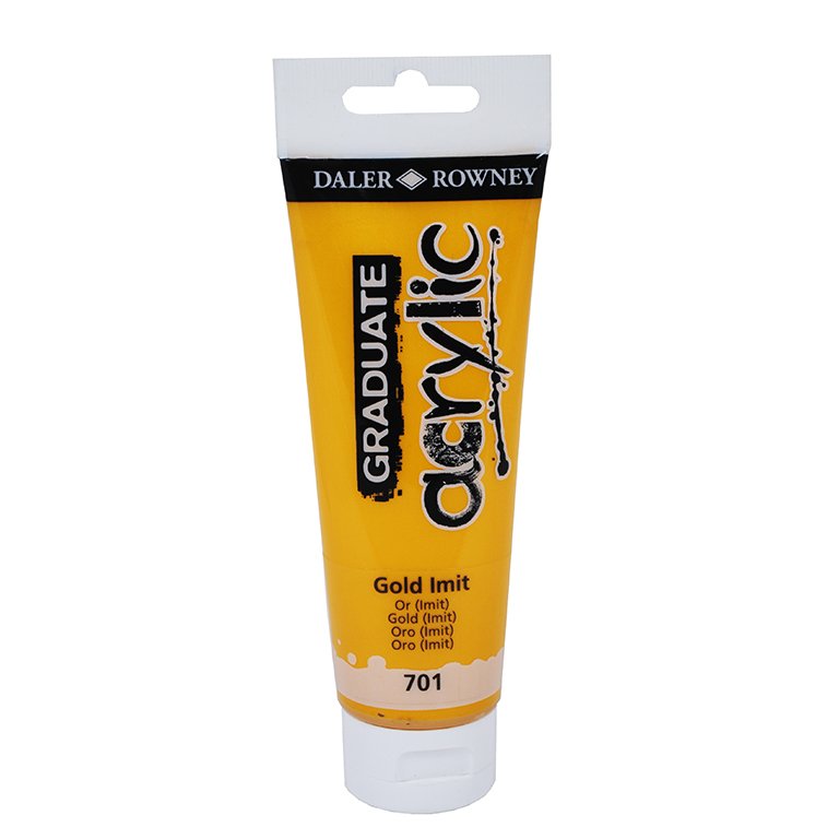 Pintura Acrílica Daler Rowney Graduate Acrylic 120 ml Oro