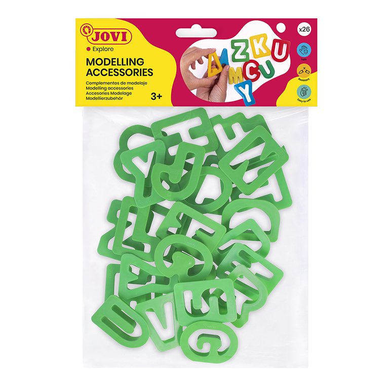Accesorio Modelar Jovi Abecedario 26 Moldes
