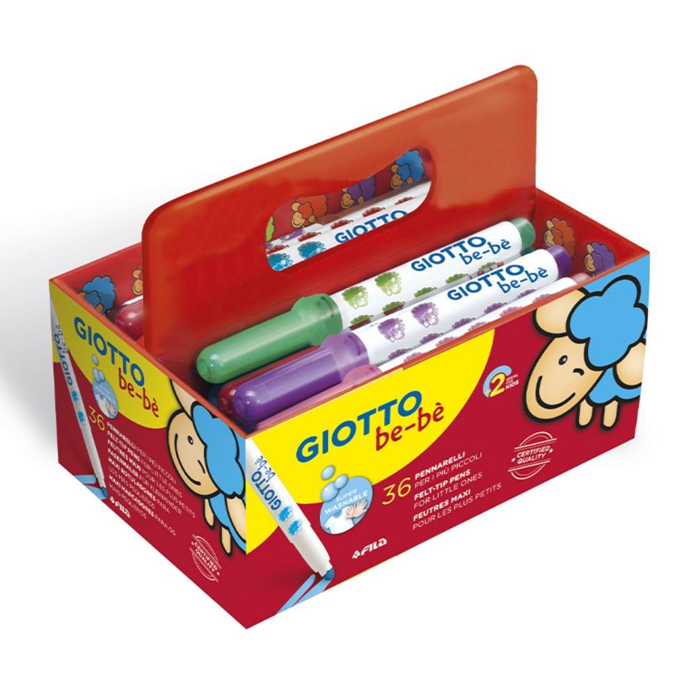 Rotulador Giotto Be-bé 12 Colores x 3 ud.