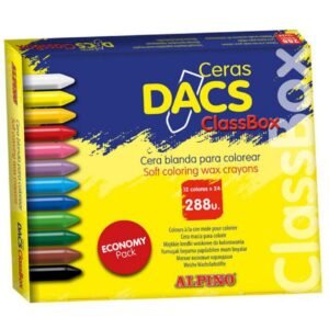 Ceras Blandas Dacs 12 Colores x 24 ud.