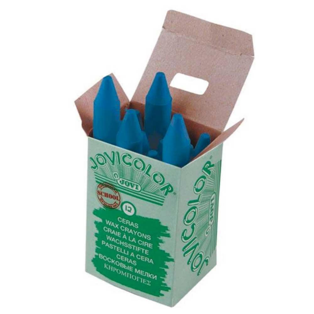 Ceras Jovicolor Azul Claro 12 ud.
