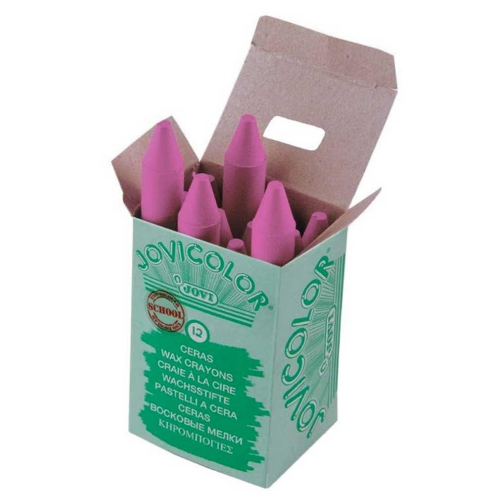 Ceras Jovicolor Rosa 12 ud.