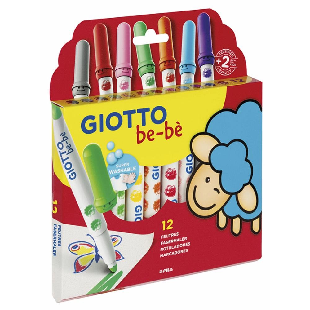 Rotulador Giotto Be-bé 12 Colores