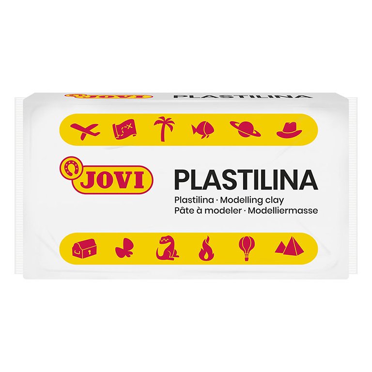 Plastilina Jovi 50g Blanco