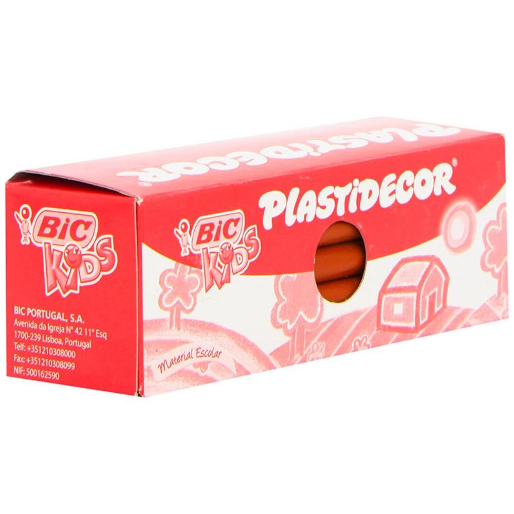 Ceras Plásticas Bic Plastidecor Kids Marrón 25 ud.