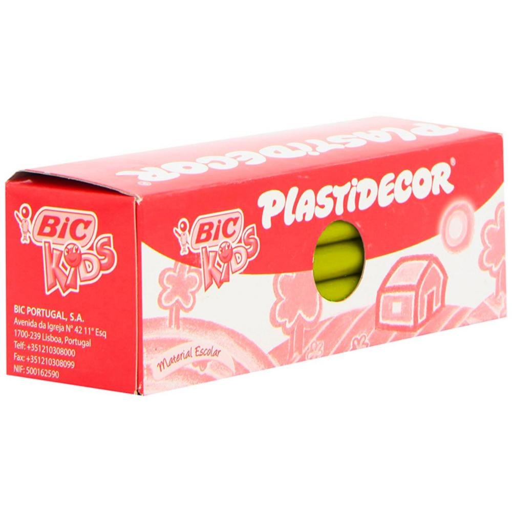 Ceras Plásticas Bic Plastidecor Kids Amarillo 25 ud.