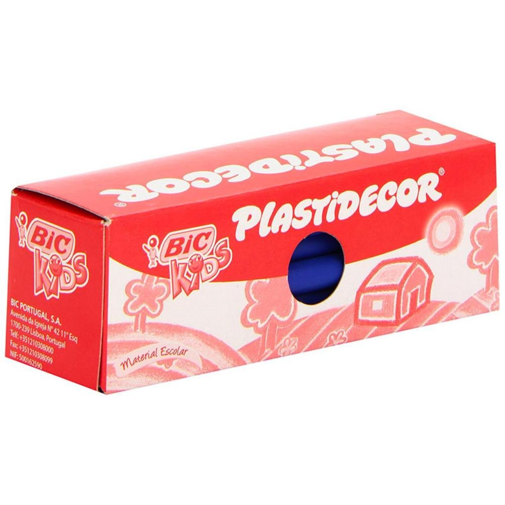 Ceras Plásticas Bic Plastidecor Kids Azul 25 ud.