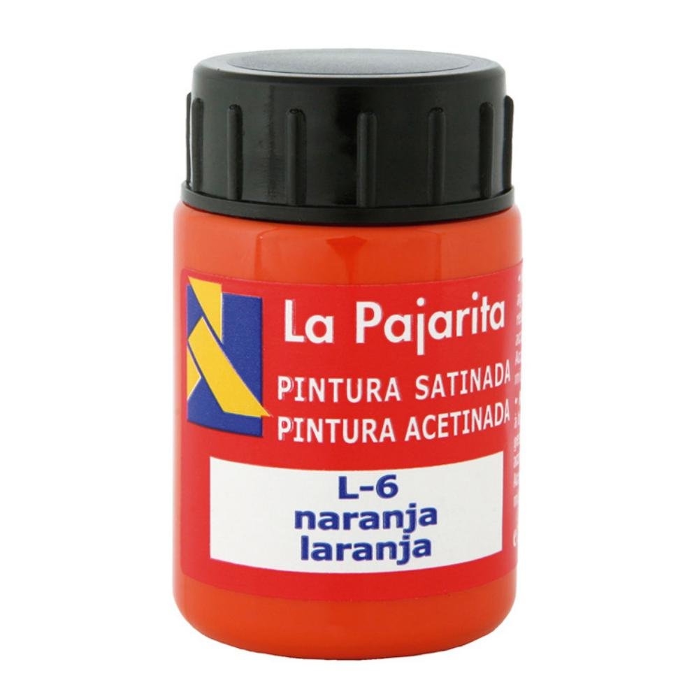Témpera La Pajarita 35 ml Naranja
