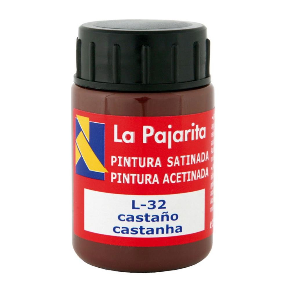 Témpera La Pajarita 35 ml Castaño