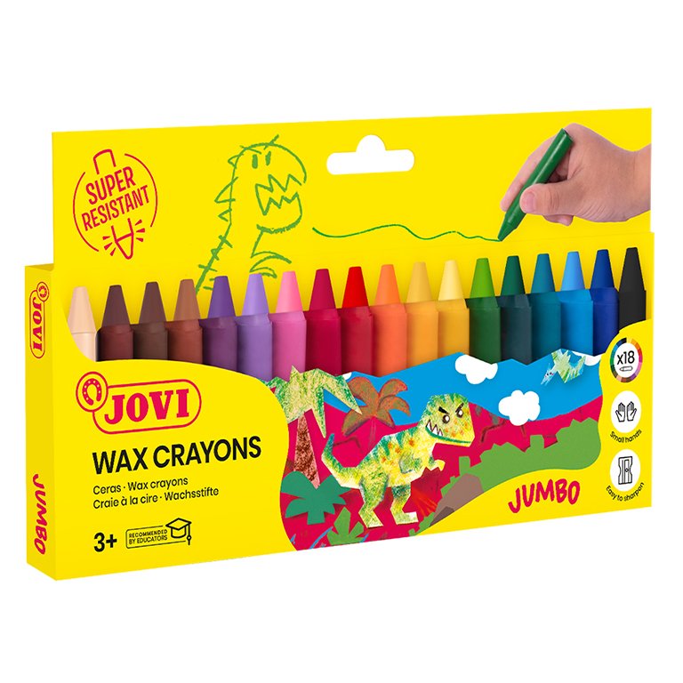 Ceras Plásticas Wax Crayons 18 Colores
