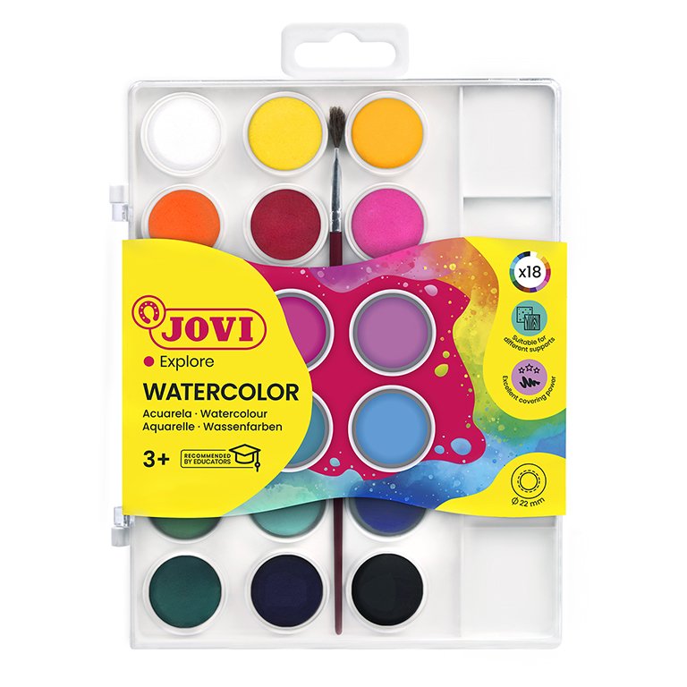 Acuarela Jovi 18 Colores