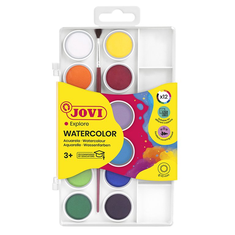 Acuarela Jovi 12 Colores