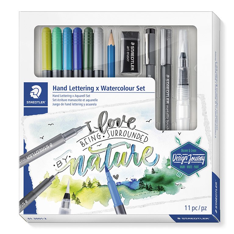 Set de Dibujo Staedtler Hand Lettering y Acuarelable