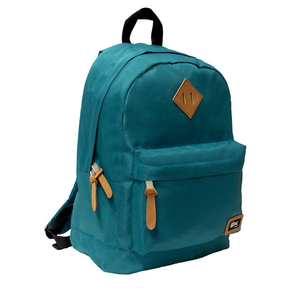 Mochila Casual Campus College Verde