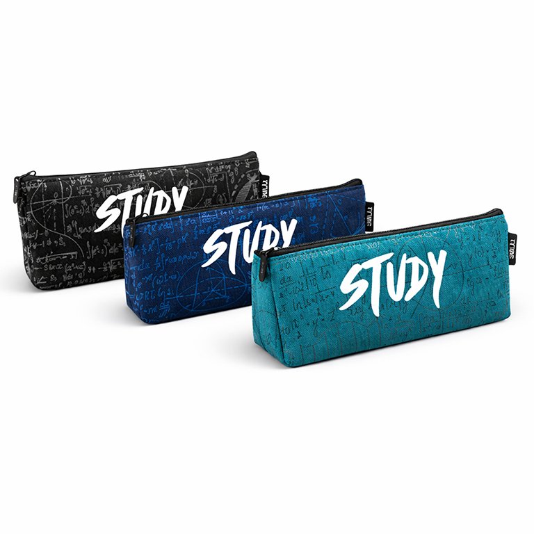 Portatodo Campus University Rectangular Study 1 Cremallera 3 Colores