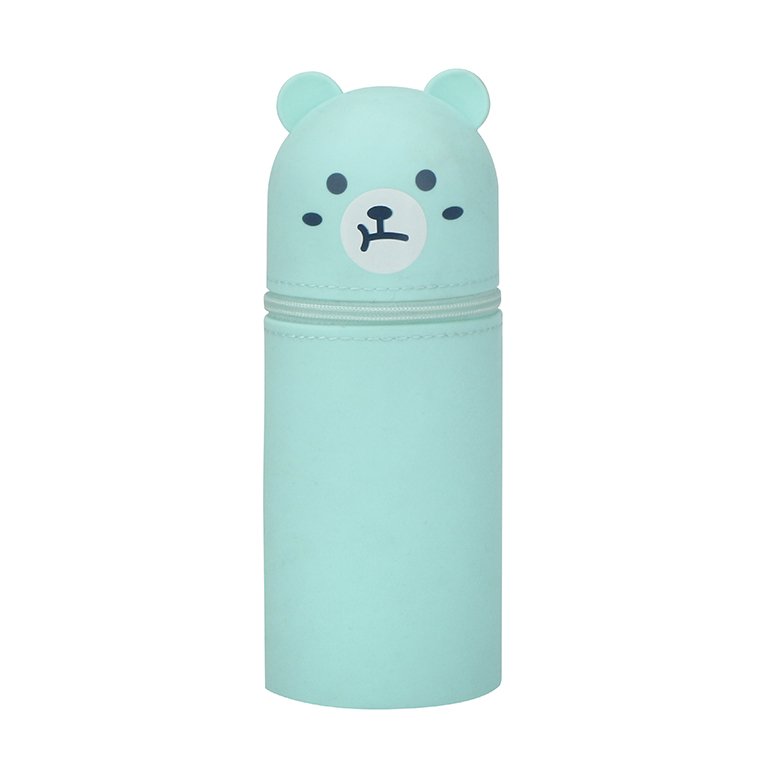 Portatodo Campus Silicona Buddy Pets Oso Turquesa
