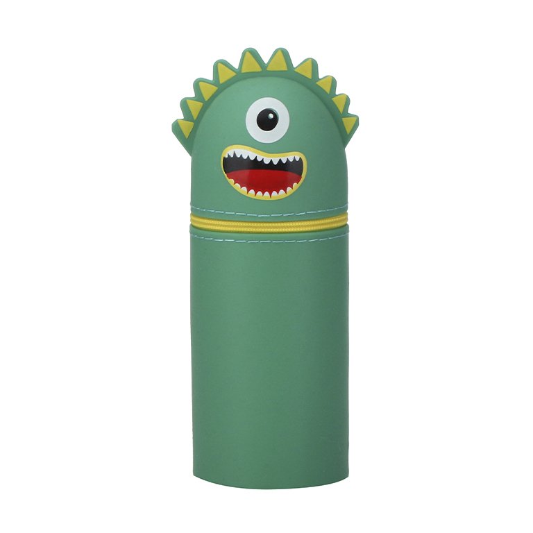 Portatodo Campus Silicona Buddy Pets Monstruo Verde