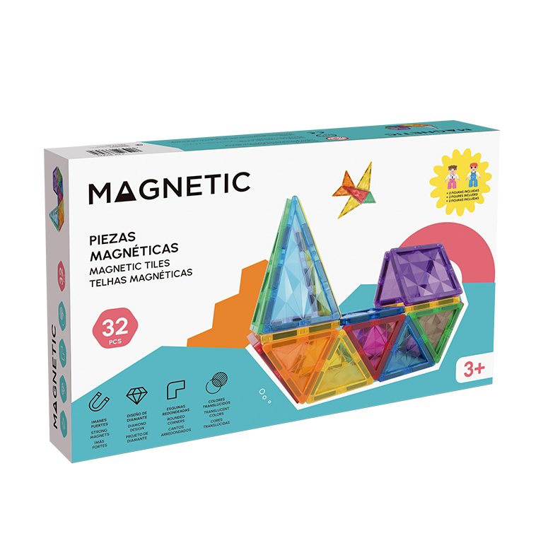 Juego de Construcción Magnetics 32 piezas