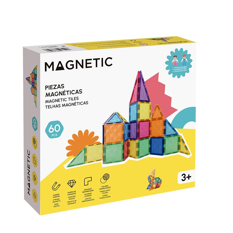 Juego de Construcción Magnetics 60 piezas