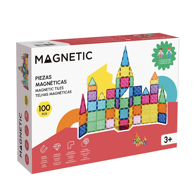Juego de Construcción Magnetics 100 piezas