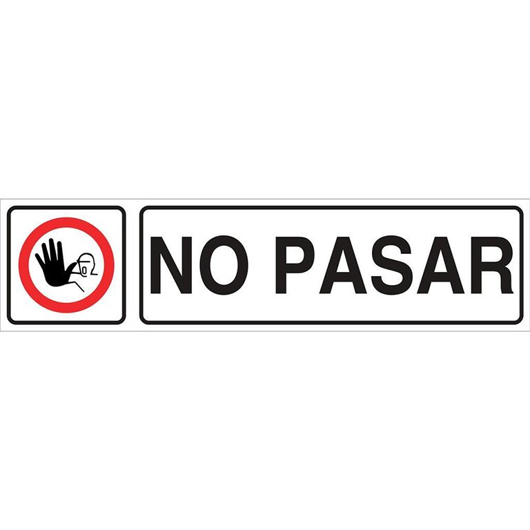Pictograma Cofan No pasar
