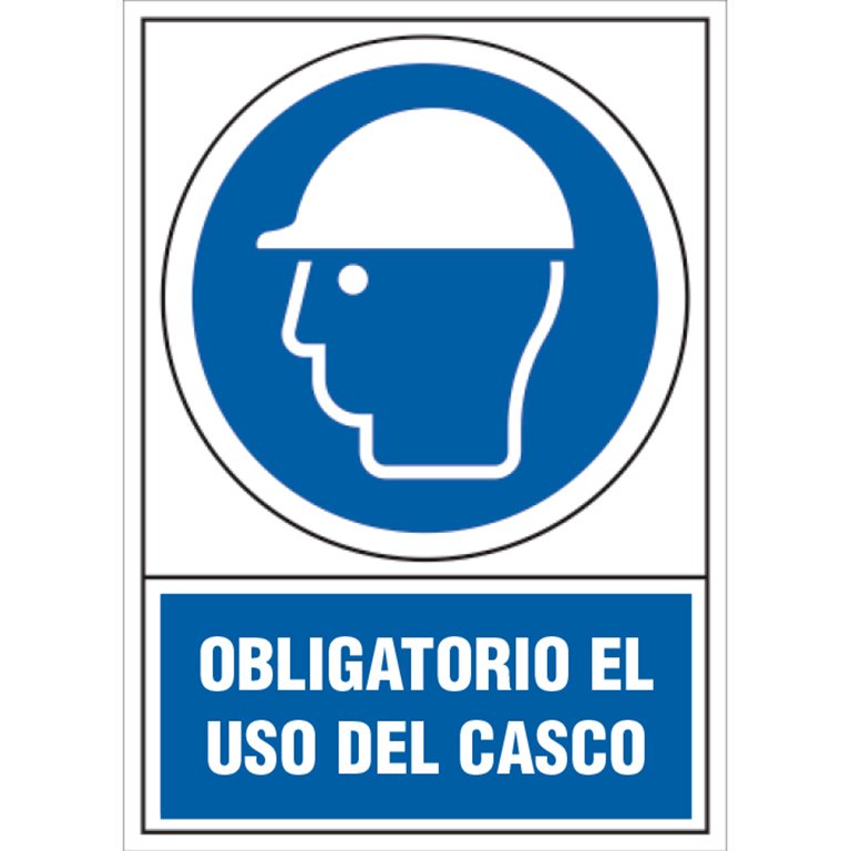 Pictograma Cofan Uso Obligatorio de Casco