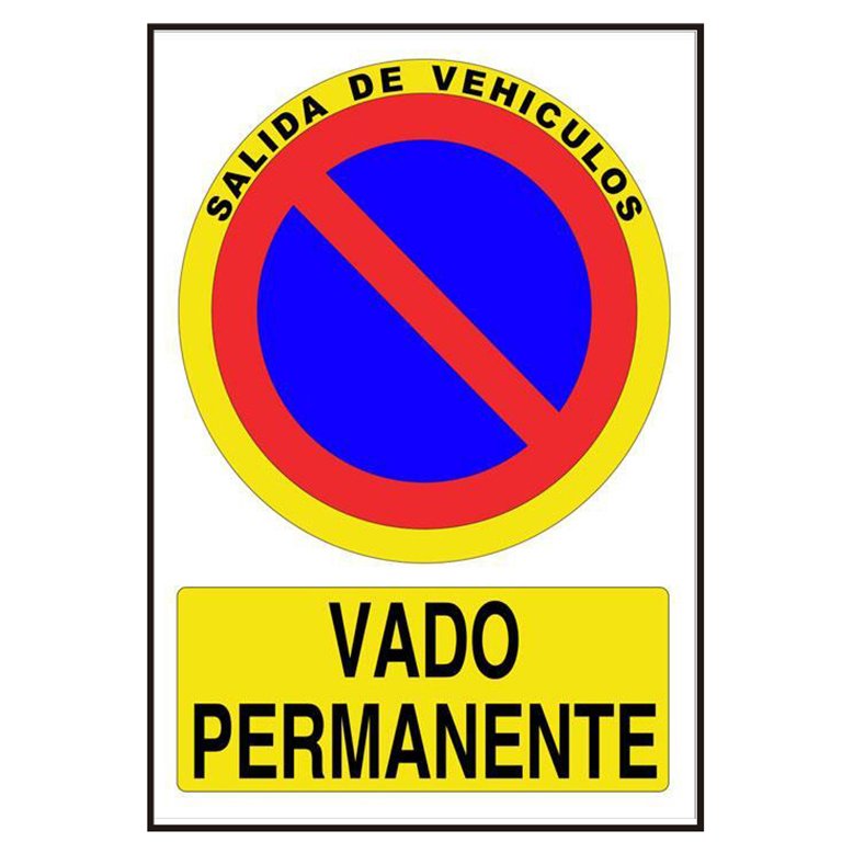 Pictograma Cofan Vado Permanente
