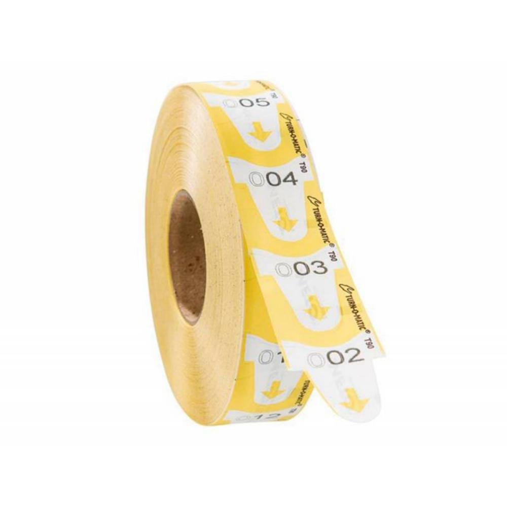 Ticket Meto Turn-O-Matic Amarillo 4000 ud.