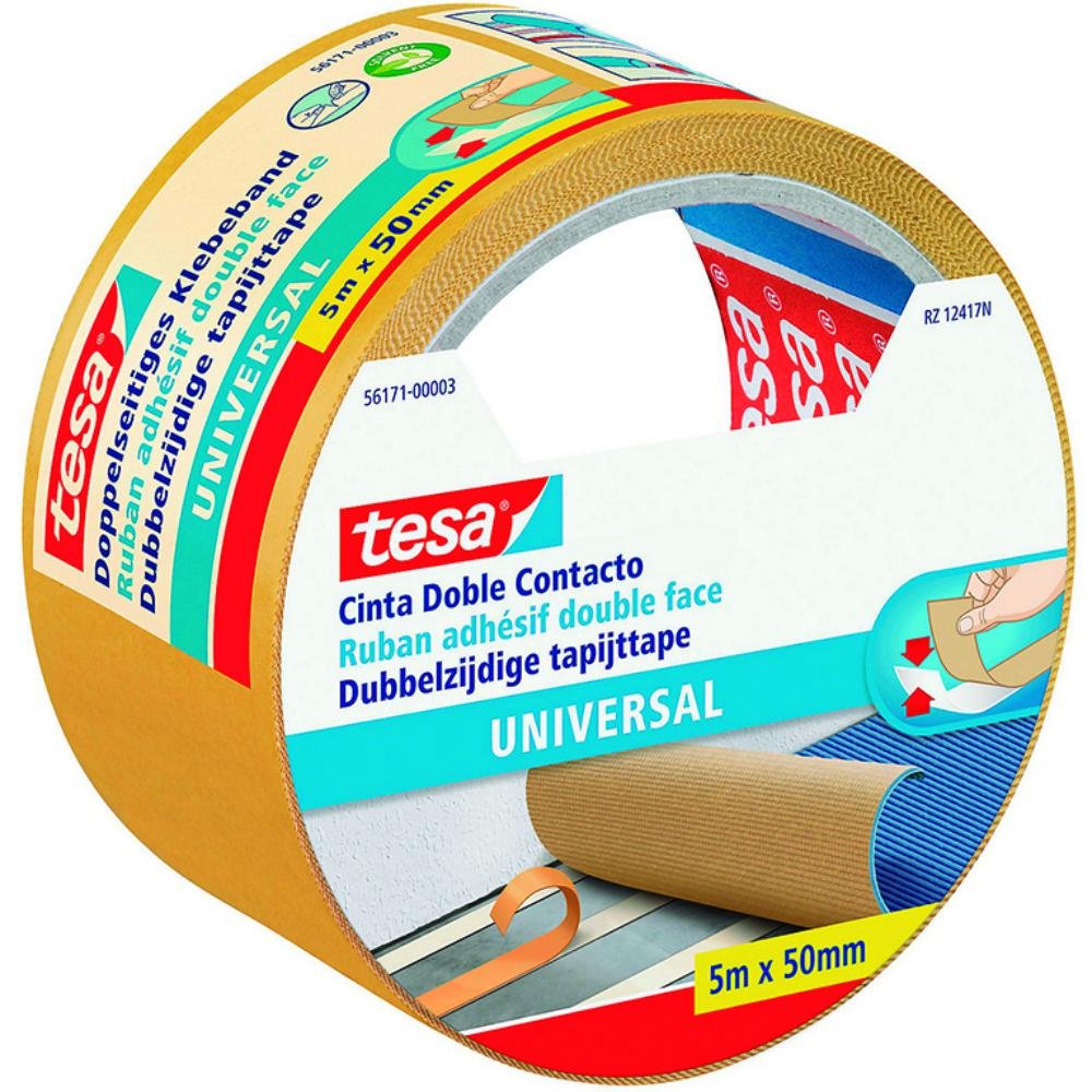 Cinta Adhesiva Doble Cara Tesa 50 mm x 5 m