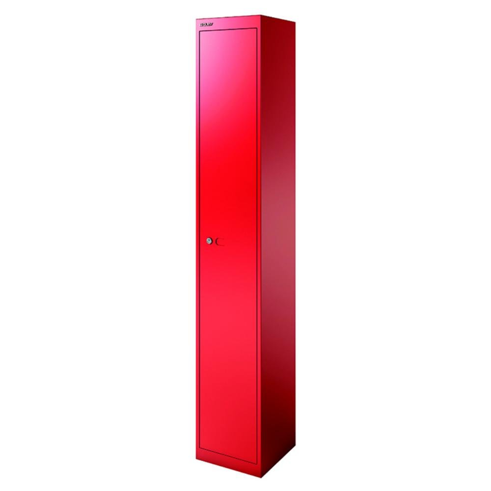 Taquilla Bisley 1 Puerta 300 x 1800 x 300 mm Rojo