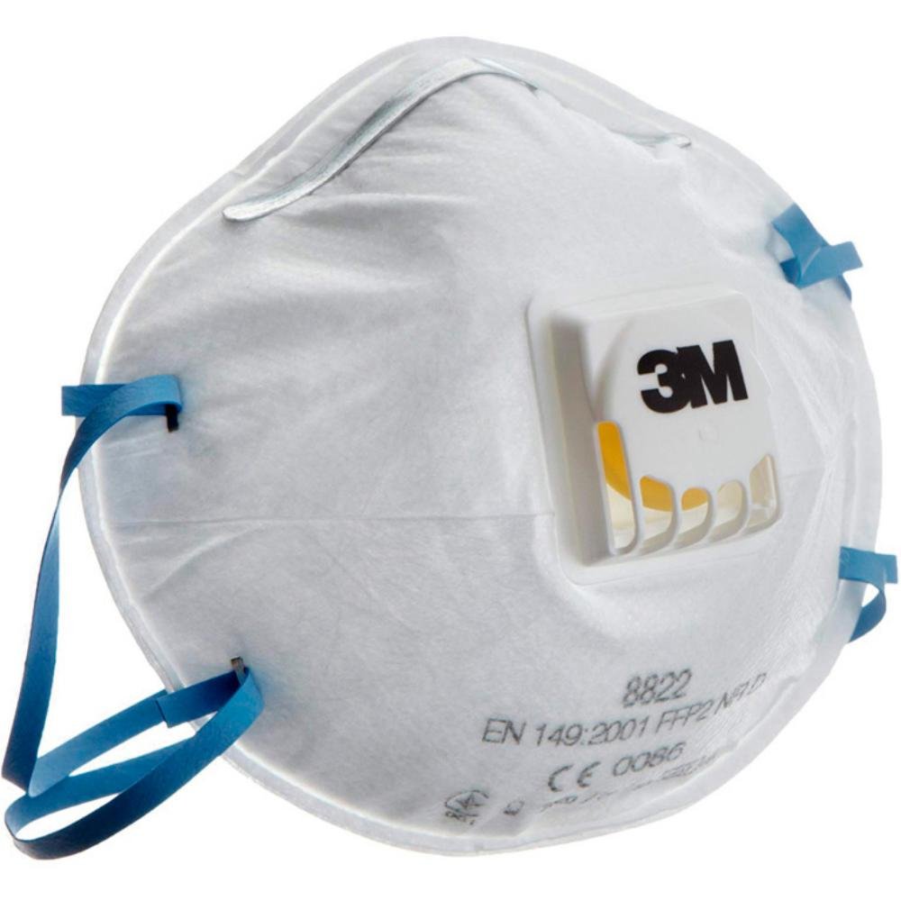 Mascarillas Protección 3M FFP3 Partículas Sólidas y Líquidas